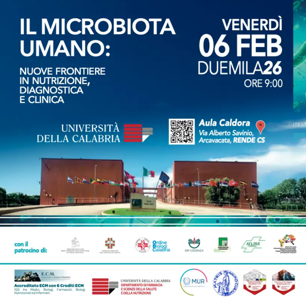 Congresso “Microbiota umano: nuove frontiere in nutrizione, diagnostica e clinica"